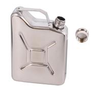 MAGICLULU Flasque à Liqueur en Acier Inoxydable 200ml Forme Bidon D'huile Pratique et Étanche pour Usage Extérieur Portable Élégant et Créatif