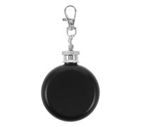 MAGICLULU Flasque à Liqueur en Acier Inoxydable 2oz Portable, Design Étanche et Compact, pour Voyages et Fêtes, Forme Ronde Élégante et Robuste