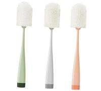 MAGICLULU Goupillon à Long Manche et Nettoyage Rapide et Gain de Place Brosse à Tasse 3pcs en Plastique Éponge Fête des Mères pour Bouteilles et Tasses