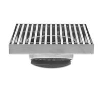 MAGICLULU Grille Bride Carrée en Acier Inoxydable 304, Bouchon de Vidange Solide pour Cour Extérieure, Patio, Prévention des Odeurs et Drainage