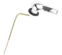 MAGICLULU Kit de Remplacement pour Poignée de Toilette en Fer Levier Latéral, Finition Électrolytique Brillante, pour Réparation Fiable et Installation Facile du Mécanisme de Chasse D'eau