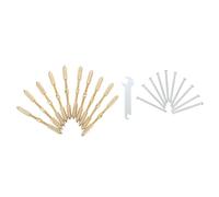 MAGICLULU Kit Réparation Boîtes de Jonction 10 Pièces Type 86 Vis Cassette Renforcées pour Fixation Interrupteurs Muraux