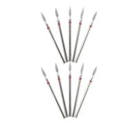 MAGICLULU Lot de 10 forets diamantés pour sculpture et meulage, têtes de ponçage de précision en alliage, emballage individuel, accessoires de perceuse multifonctions pour bricoleurs, sculpteurs