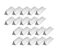 MAGICLULU Lot de 20 Clips de séparation de Bureau réglables pour écran de confidentialité et Support de cloison en Verre, Installation sans dommage pour Bureau partagé