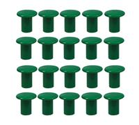 MAGICLULU Lot de 24 Capuchons en Plastique Verts pour Tiges de Bambou, Protecteurs Ronds pour Poteaux de Clôture, Protection Extérieure pour Jardins, Prolongent la Durée de Vie