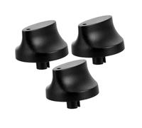 MAGICLULU Lot de 3 Boutons de Minuterie Noirs en Plastique pour Four et Cuiseur à Riz, Remplacement Fiable et Polyvalent, Cuisine Maison et Cafétéria