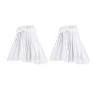 MAGICLULU Manchettes en Dentelle Résille Blanches, 1 Paire, Décoratives pour Vêtements à Manches Longues, Accessoires Extensibles pour Pulls, Manteaux, Chemisiers et Robes Élégantes