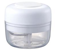 MAGICLULU Mini Hachoir Électrique à Ail Blanc Pratique Lame en Acier Inoxydable, Presse-ail Multifonction Cuisine Rapide et Hachage Facile