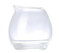 MAGICLULU Mini Verre à Lait, Gobelet à Boire Transparent en Verre, pour Boissons et Assaisonnement, Facile à Nettoyer