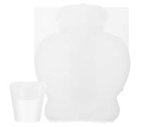 MAGICLULU Moule à Résine pour Bouteille Cœur en Silicone 1 Set DIY | Usage Artisanat Fait Main, Décoration Maison, Blanc, Nettoyage Facile, Style Créatif Romantique, Unique