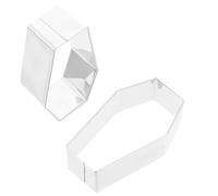 MAGICLULU Moule Biscuit Inox 5 Pièces en Acier Solide pour Pâtisserie, Accessoires Cuisine Pratiques pour Découper et Former des Biscuits