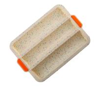 MAGICLULU Moule Silicone à Trois Fentes pour Cuisson DIY et Boulangerie Professionnelle, Moule à Pâtisserie Antiadhésif pour Croustillant Facile à Démouler
