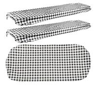 MAGICLULU Nappe de Pique Imperméable en Flanelle Pvc 4 Bords Élastiques, Housse de Table Pratique et Antidérapante pour Camping et Randonnée