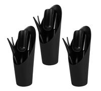 MAGICLULU Outil de Jardinage Noir en Plastique pour Rempotage, Perforateur Ergonomique pour Plantes en Pot et Bonsaï, Confortable Jardinage Intérieur sur Rebords de Fenêtre