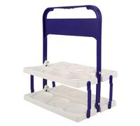 MAGICLULU Panier à Bières Pliable en PP avec Poignée Portable, Support Pratique pour 6 Bouteilles, pour Rangement la Maison ou Pique-niques