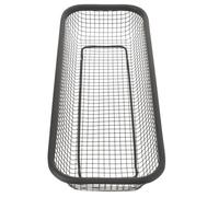 MAGICLULU Panier à Couverts en Acier Inoxydable Noir, à Égouttage | Maille Uniforme, Bords Lisses, Design Trépied, Réduit L'encombrement, pour Fourchettes et Petits Ustensiles
