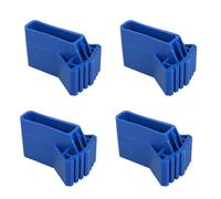 MAGICLULU Patins Antidérapants Protection Non Glissante Bleu en Plastique 4 Pièces pour Pieds D'escabeau Pliant et Marche D'échelle pour Usage Domestique et Professionnel pour Usage