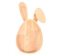MAGICLULU Plateau De Service Bois Forme De Lapin Pour Pâques Décoration Unique Et Pratique Pour Apéritifs Et Desserts Restaurants Et Cafés