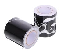 MAGICLULU Plinthes Souples Auto-adhésives et Application Facile en Pvc Motif Marbre Élégant, 2 Rouleaux, Durabilité Exceptionnelle pour Décoration Murale et Balcon