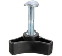 MAGICLULU Poignée Triangulaire pour Tondeuse à Gazon Pratique en Abs et Fer Vis 5,5mm, Facile à Remplacer, pour Outils de Jardinage