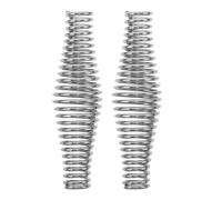 MAGICLULU Poignées à Ressort Poignée Résistante de 10cm Lot de 2 en Acier Inoxydable pour Barbecue et Poêle à Bois Compatible Fumoirs et Grils Extérieurs