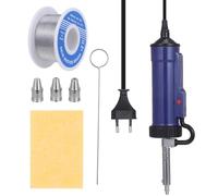 MAGICLULU Pompe à Dessouder Électrique Portable et Puissance 350w avec Buses Interchangeables, Acier Inoxydable et Cuivre Fonctionnement Simple pour Maintenance Électronique