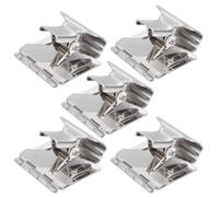 MAGICLULU Porte Etiquette Metal, Clips D’étiquette de Prix en Fer Plaqué, Lot de 5, Stables et Peu Encombrants pour Supermarchés et Magasins de Détail