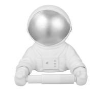 MAGICLULU Porte Papier Hygiénique Astronaute en Résine 7.09X6.89X4.72In Support Essuie-Tout Stable Et Créatif pour Cuisine Salle De Bain Salon Facile À Nettoyer