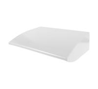 MAGICLULU Protection Pluie pour Boite aux Lettres, Couvercle Mural en Plastique Blanc, Barrière Anti-Pluie Étanche, Extérieur