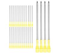 MAGICLULU Recharges Métalliques D'encre 1.0 Mm Pointe Moyenne 50pcs Pour Stylos Candy Pearl Et Crown Top Idéales Pour Tâches D'écriture Scolaires