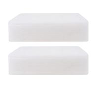 MAGICLULU Récipient à œufs 40 emplacements en mousse PE blanc, lot de 2, protection contre chutes pour usage domestique et magasin