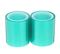 MAGICLULU Ruban Bande en Vrac Résine Époxy 2 Rouleaux 5 M Vert Double Face PET Résistant à la Chaleur pour Kit Résine et Projets Artisanaux