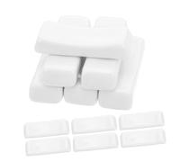 MAGICLULU Set de 12 Repose Couteau de Table en Céramique Blanche, Porte-Baguettes et Porte-cuillère Élégant pour Restaurants et Hôtels, Design Épuré et Forme Coussin