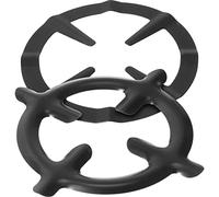 MAGICLULU Support pour Cafetière Gaz en Acier Inoxydable 2Pcs, Résistant Déformation Vieillissement, Accessoire Pratique Cuisine