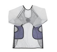 MAGICLULU Tablier Cuisine avec Manches Longues en Pvc Transparent Imperméable et 2 Poches pour Essuyer les Mains Entretien Facile, Adapté au Travail la Vaisselle