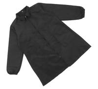 MAGICLULU Tablier Imperméable Noir Taille M pour Toilettage, Uniforme à Manches Longues, Vêtements de Travail pour Garage et Salon de Coiffure