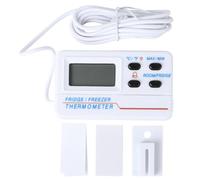 MAGICLULU Thermomètre Numérique en Plastique Alarme de Température Haute et Basse Cuisine et Réfrigérateur, Haute Précision, Usage Intérieur et Extérieur