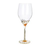 MAGICLULU Verre à Vin en Cristal Transparent Émail Créatif, 1pc, Haute Transmission et Prise en Main Confortable, pour Décoration de Mariage et Restaurant