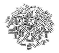 MAGICLULU Viroles de Raccord à Compression en Acier Inoxydable Argenté 200 Pièces Intégration sans Soudure Diamètre 13 Mm pour Tuyaux Haute Pression pour Tâches de Maintenance