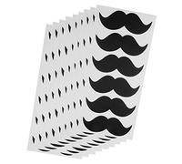 MagiDeal 54pcs Autocollants Étiquette Moustache Cuisine DIY Vintage Adhésive Durable