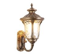 MagiDeal Applique Murale extérieure étanche, Style Classique et élégant, idéale pour Porche, Couloir, terrasse ou Jardin, Bronze 19cmx40cm
