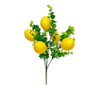 MagiDeal Branche de Citron Artificiel, Décoration de Citron Artificiel, Bouquet de Ferme, Faux Citrons, Centre de Table pour Patio, Ornement de Maison, B