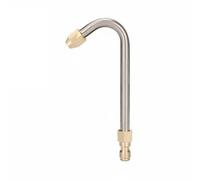 MagiDeal Buse de Climatiseur Lance Pression Accessoire Nettoyant Conception Anglée Structure Solide INOX Convient pour Appareils Électriques Garage Station-Service, 135 Deg Bend Short