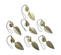 MagiDeal Carillon à Vent décoratif Feng Shui en Laiton (7 pièces) avec clochettes en cuivre, idéal pour Le Camping, la Tente, la Voiture, l'arbre ou Le