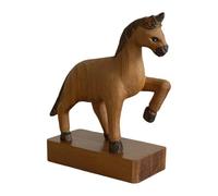 MagiDeal Cheval décoratif en bois, objet décoration bureau, pièce collection créative, ornement vintage artisanal pour étagère, armoire, chambre à, Petit
