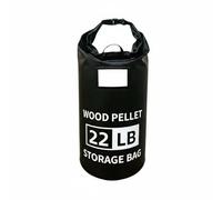 MagiDeal Conteneur de Rangement Extérieur Sac de Stockage Bois Manche Renforcé Imperméable Fenêtre de Repérage pour Utilisation Jardin