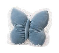 MagiDeal Coussin décoratif Papillon 40 cm, Adorable, Moelleux, pour Le Dos, la tête ou Le canapé. Idéal pour la Chambre, la Voiture, Le canapé ou Le Salon, Bleu