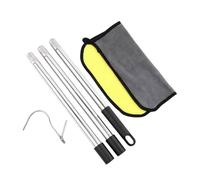 MagiDeal Crochet Récupérateur Piscine Crochet INOX Outil de Récupération Barre Extendable Montage Simple Convient à Ramassage Piscine Familia, 120CM, Thickened