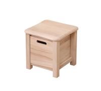 MagiDeal Escabeau en Bois avec tiroir de Rangement, Petit Repose-Pieds, Banc d'assise, Repose-Pieds, Pouf pour la Maison, Petit Espace, dortoir, 30cmx30cmx30cm