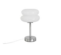 MagiDeal Lampe décorative d'étude de Lampe de Champignon Oeufs médiévale Durable pour Le Bureau de Table de Chevet, Blanche